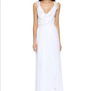 Joanna August Lacey Ruffle Wrap Dress